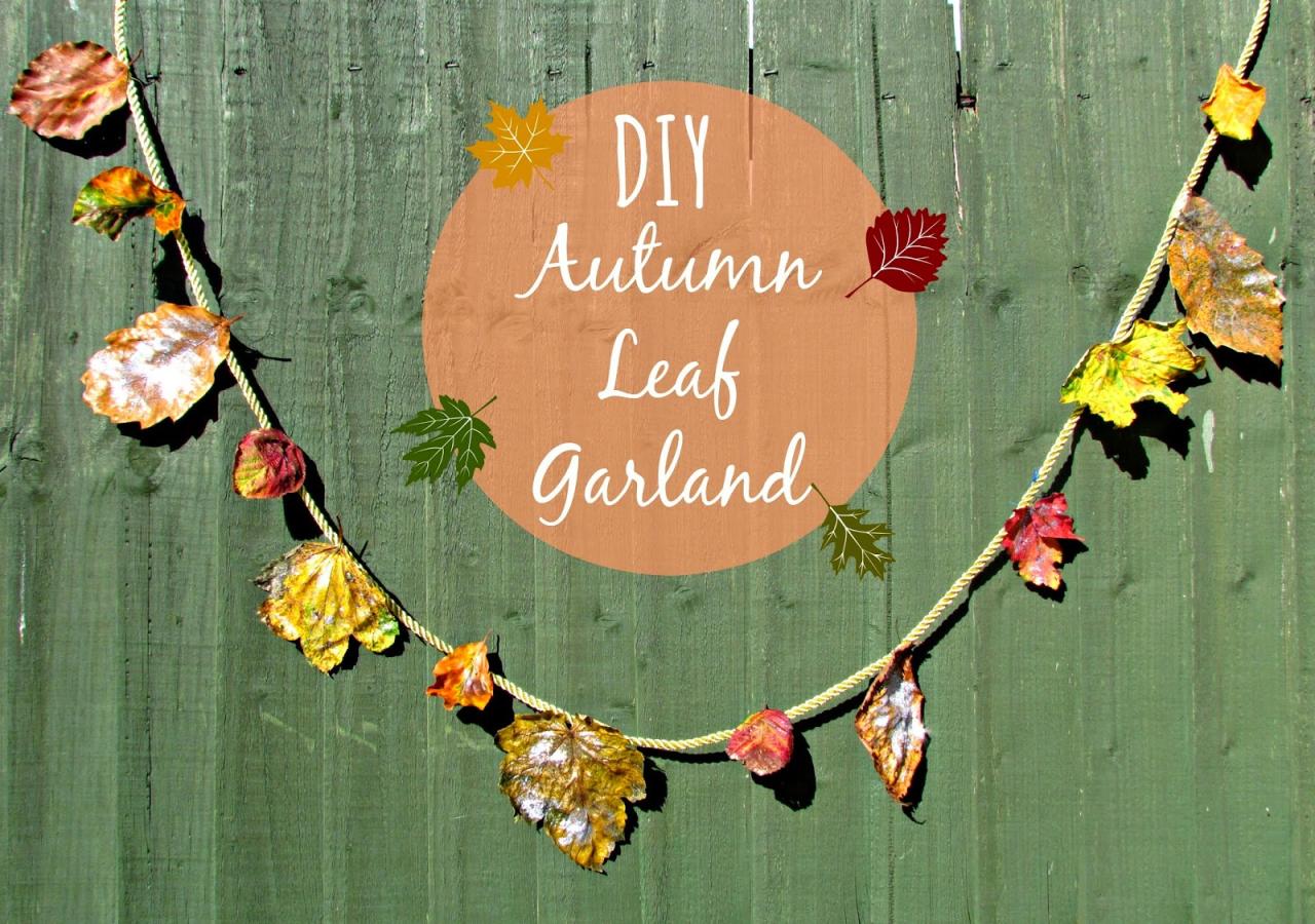 Craft the Perfect Fall Decoration: DIY Autumn Leaf Garland Ideas